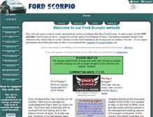 Tablet Screenshot of fordscorpio.co.uk